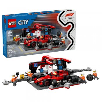 ����������� LEGO City ϳ�-���� � ��-����� F1� � ������ Ferrari 60443