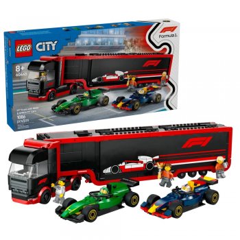 ����������� LEGO City ��������� F1� � ����������� RB20 �� AMR24 60445
