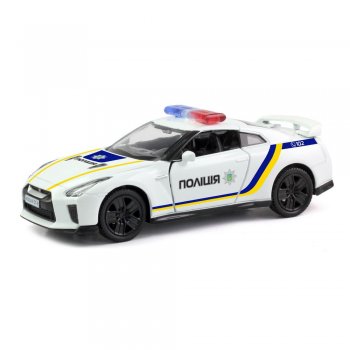 ������� Uni-Fortune RMZ City Nissan GT-R (R35) Police Car (554033P)